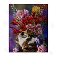 Nene Thomas | Cat & Flower Chinoiserie