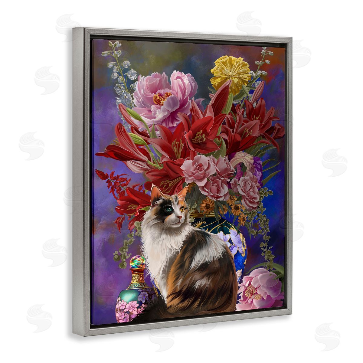Nene Thomas | Cat & Flower Chinoiserie
