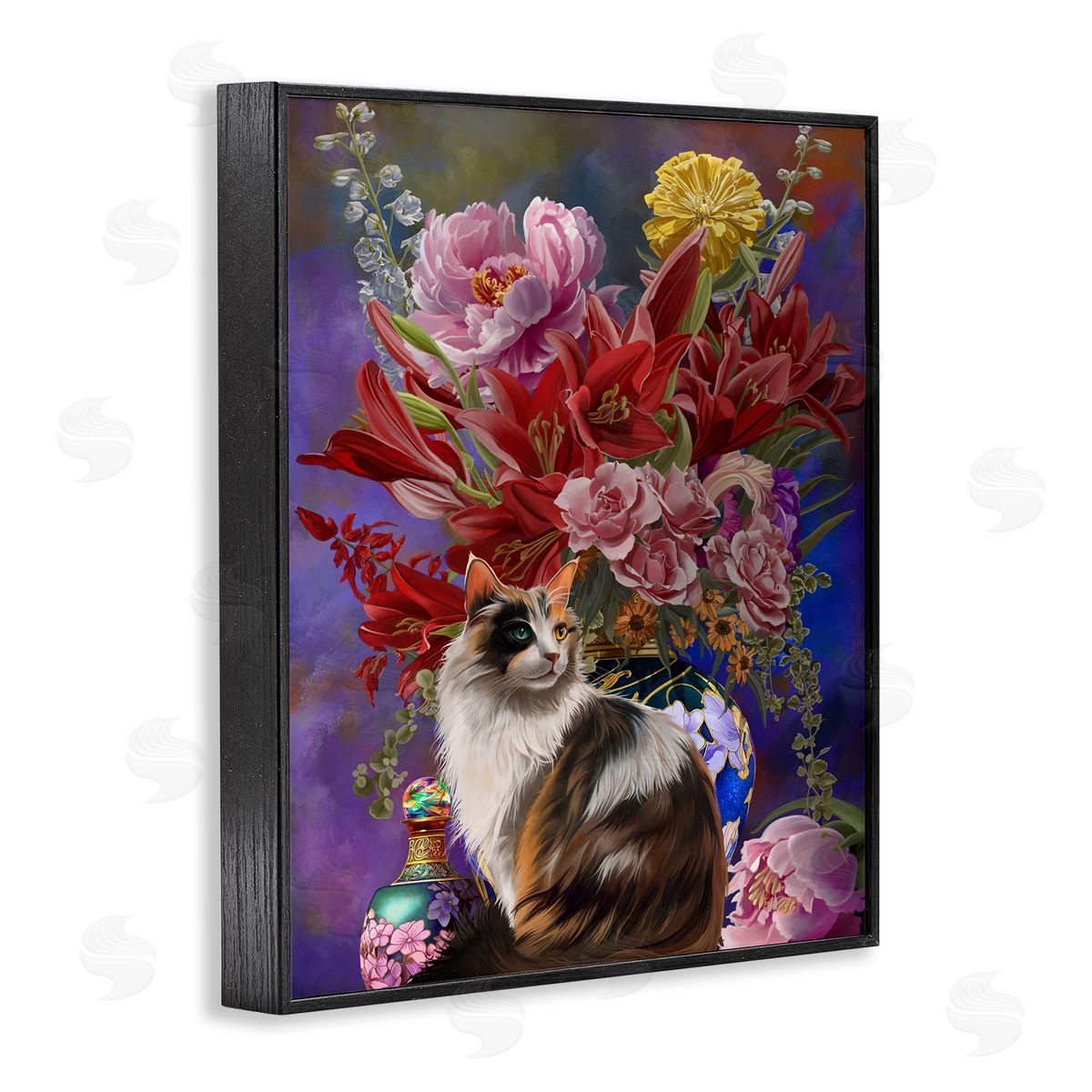 Nene Thomas | Cat & Flower Chinoiserie
