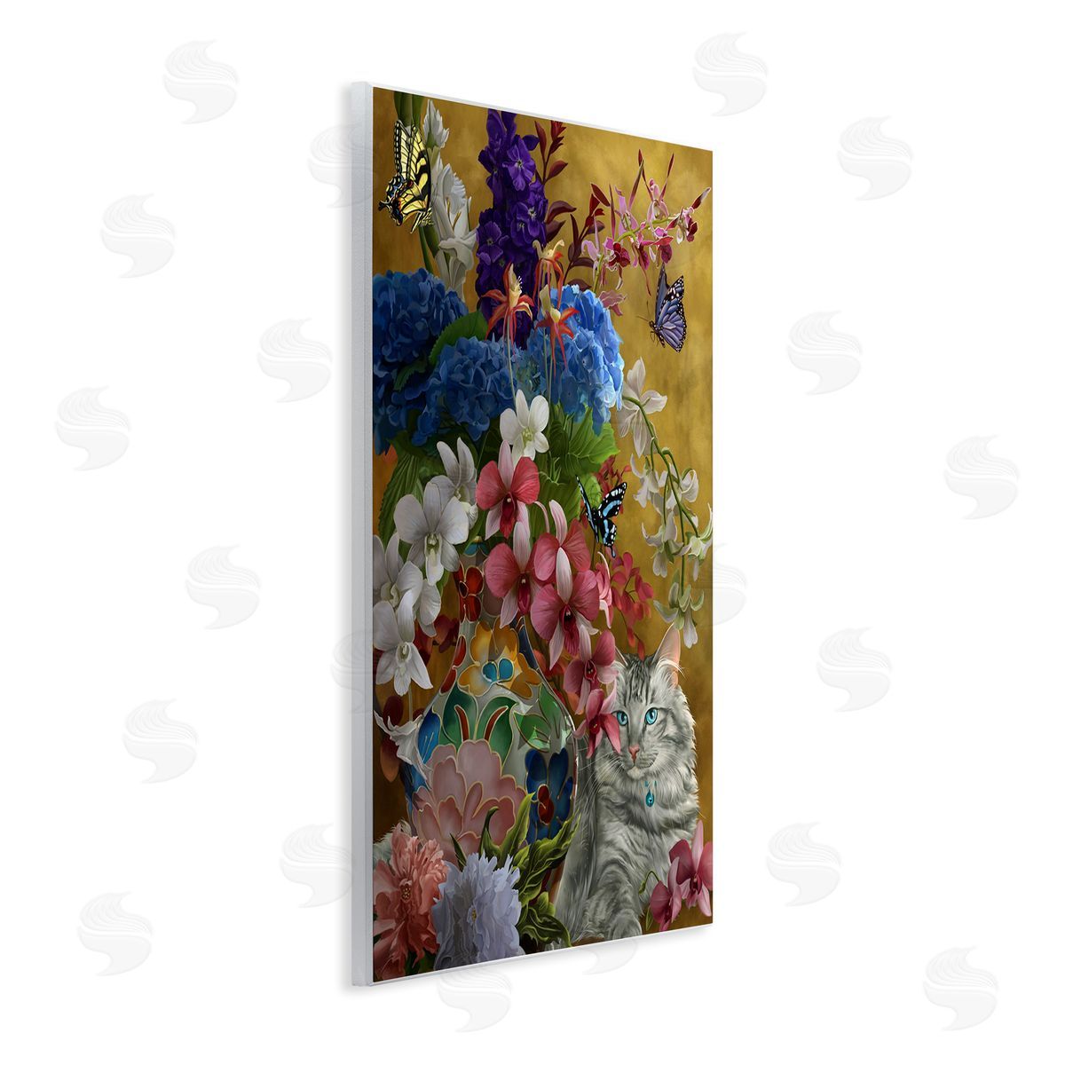 Nene Thomas | Gilded Cat & Flowers
