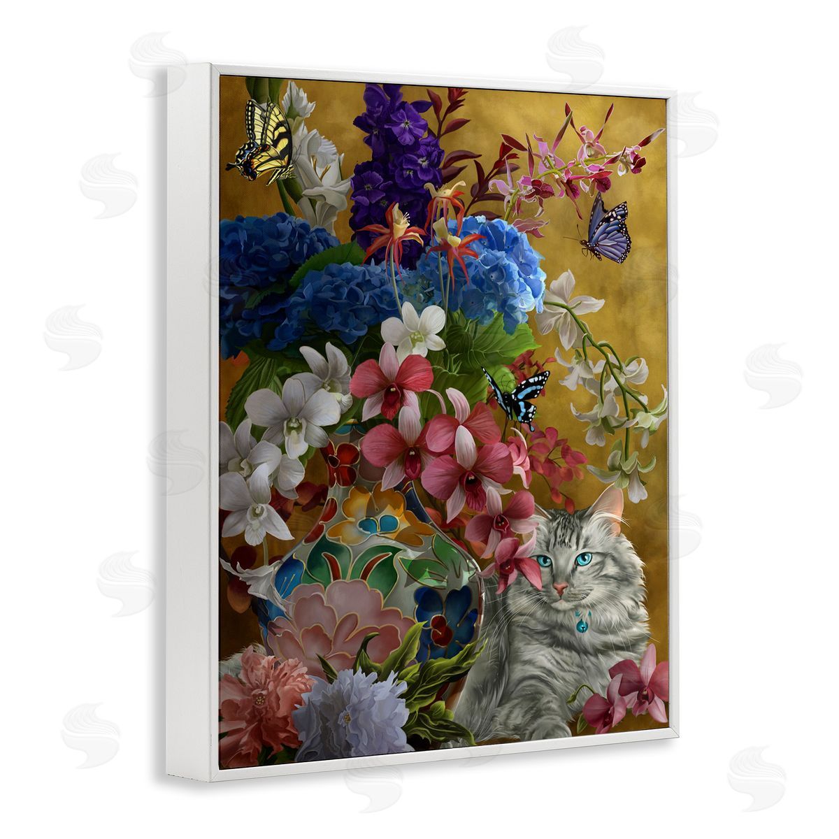 Nene Thomas | Gilded Cat & Flowers