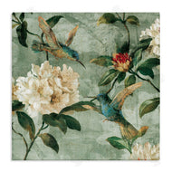 Reneé Campbell | Vintage Hummingbird & Flowers