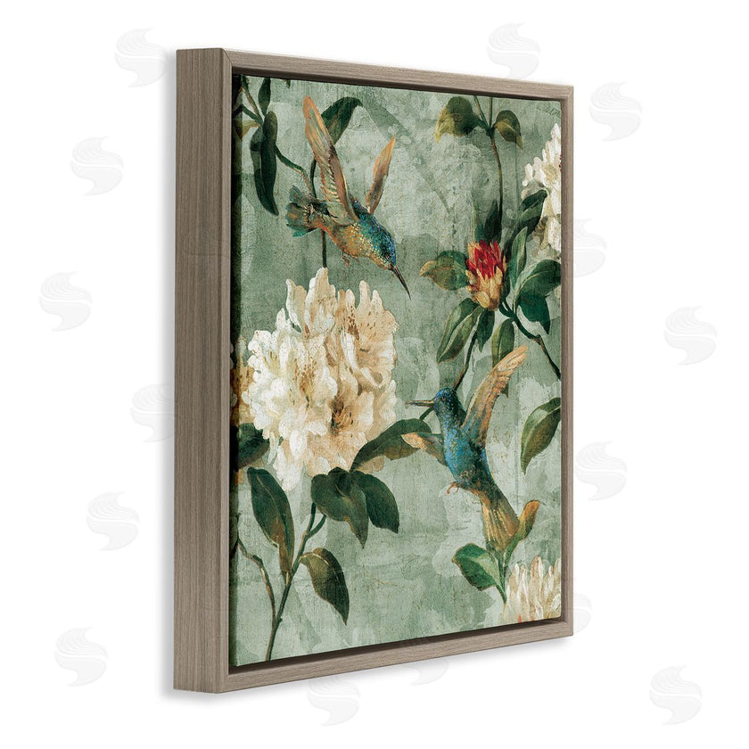 Reneé Campbell | Vintage Hummingbird & Flowers
