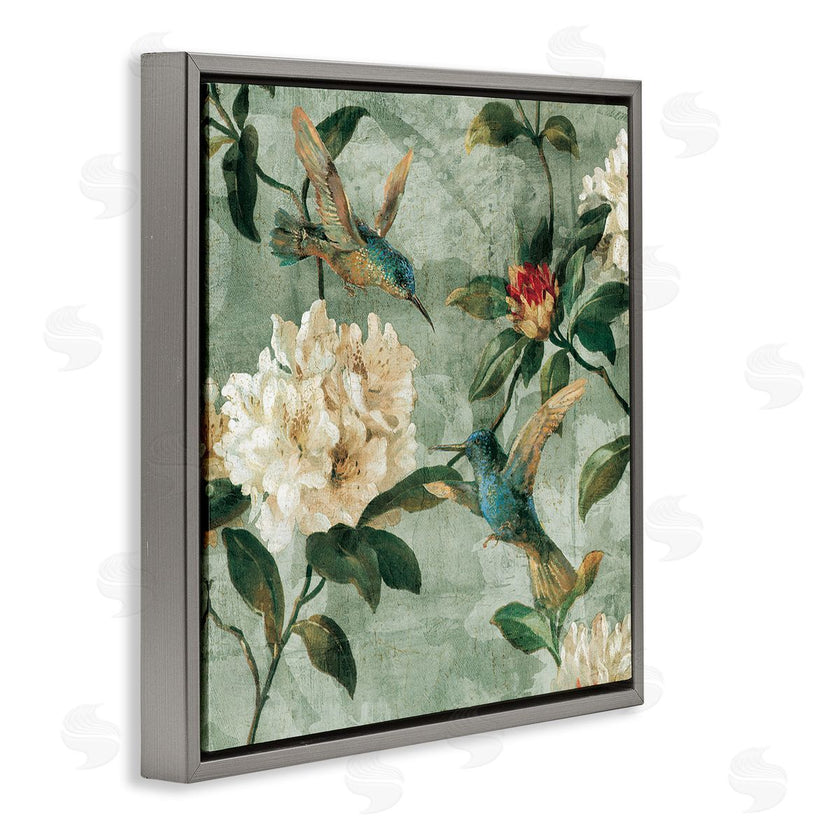 Reneé Campbell | Vintage Hummingbird & Flowers