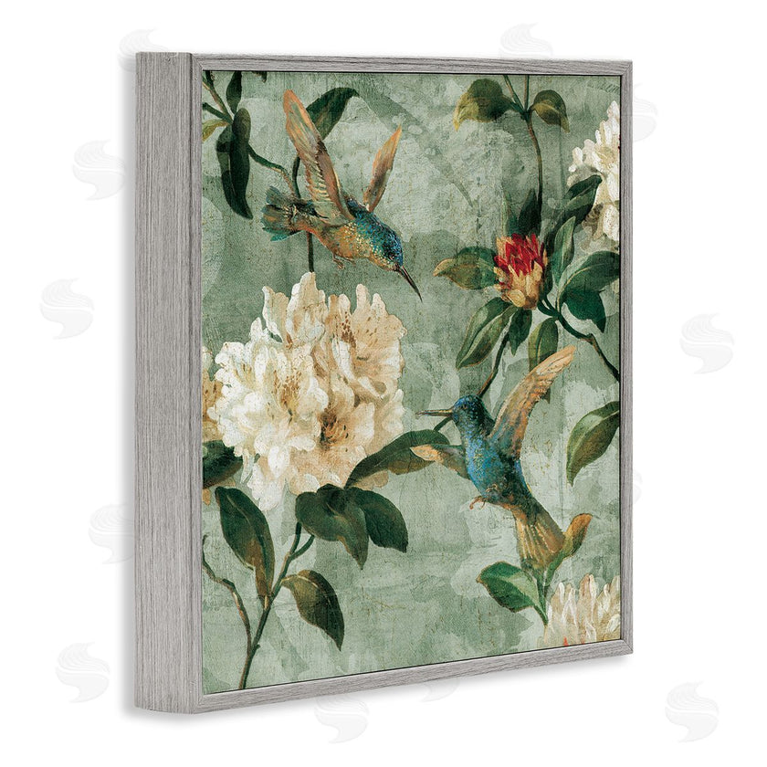 Reneé Campbell | Vintage Hummingbird & Flowers