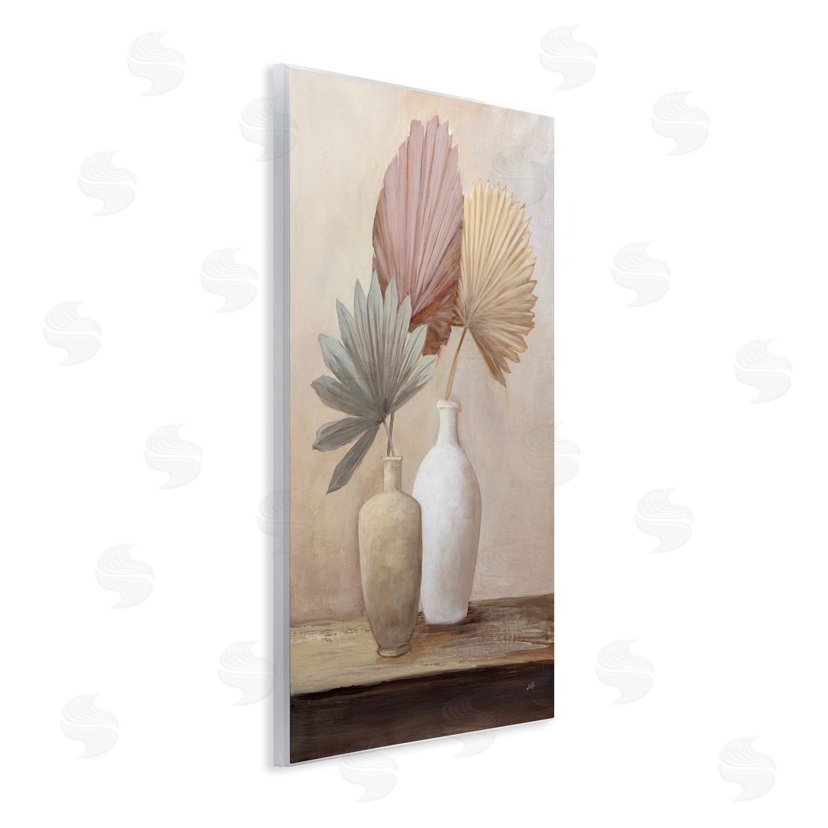 Julia Purinton Boho Palm Leaves Wall Plaque Artside_