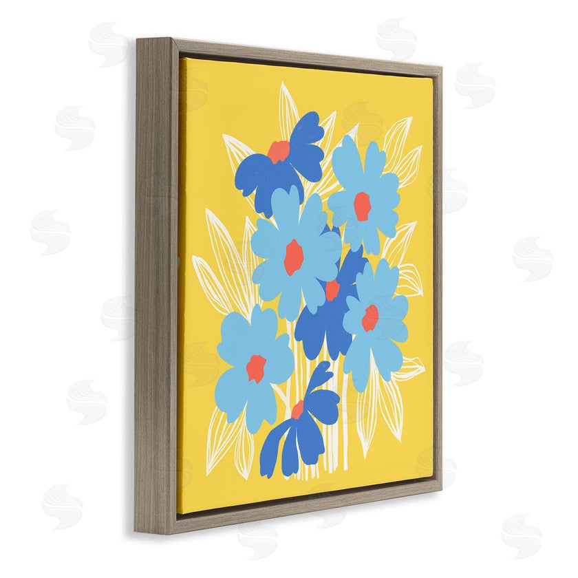 Pragya Kothari | Yellow & Blue Florals
