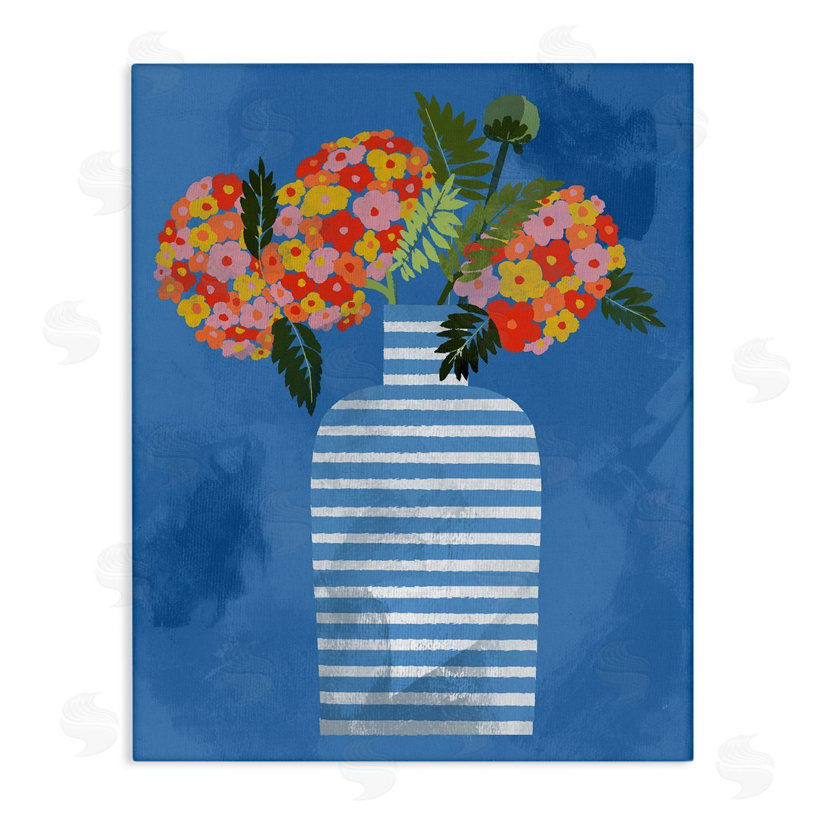 Pragya Kothari Contemporary Flower Vase Canvas Wall Art