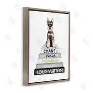 Amanda Greenwood | Schnauzer Puppy on Books