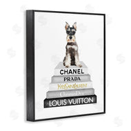Amanda Greenwood | Schnauzer Puppy on Books