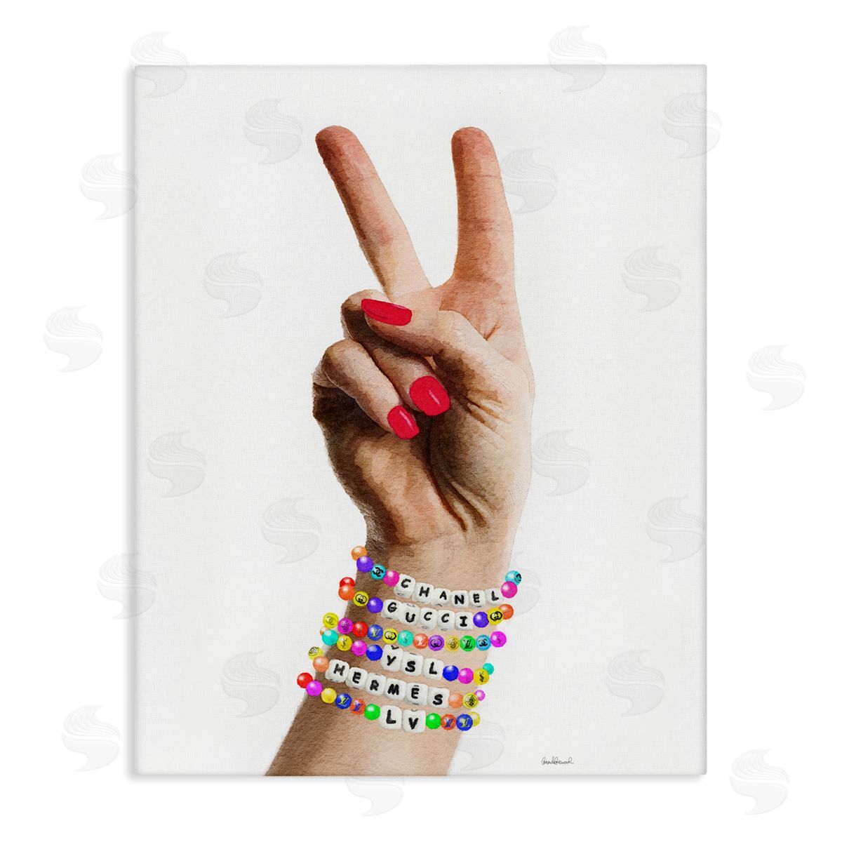 Amanda Greenwood | Glam Bracelets Peace Sign