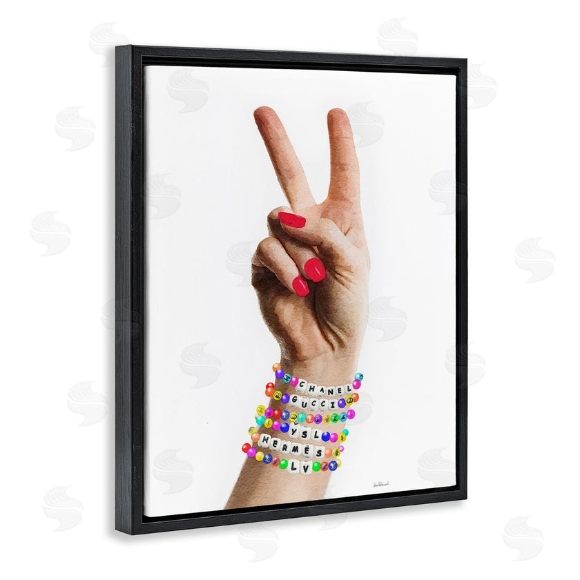 Amanda Greenwood | Glam Bracelets Peace Sign