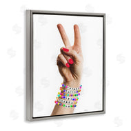 Amanda Greenwood | Glam Bracelets Peace Sign