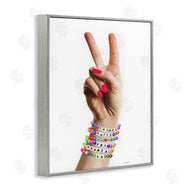 Amanda Greenwood | Glam Bracelets Peace Sign