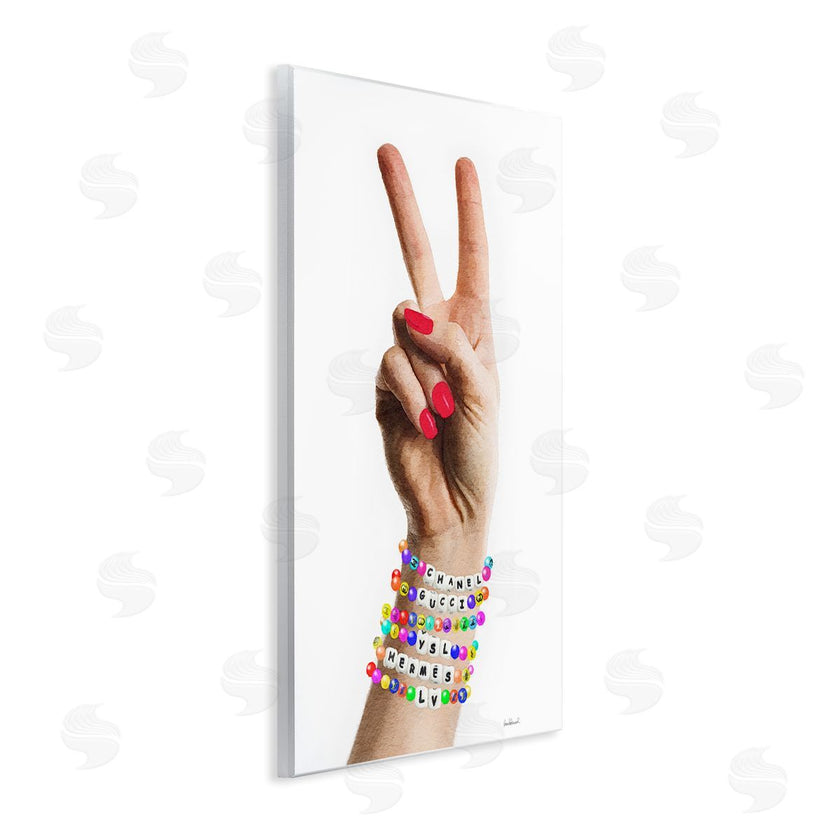 Amanda Greenwood | Glam Bracelets Peace Sign