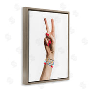 Amanda Greenwood | Peace Sign Hand
