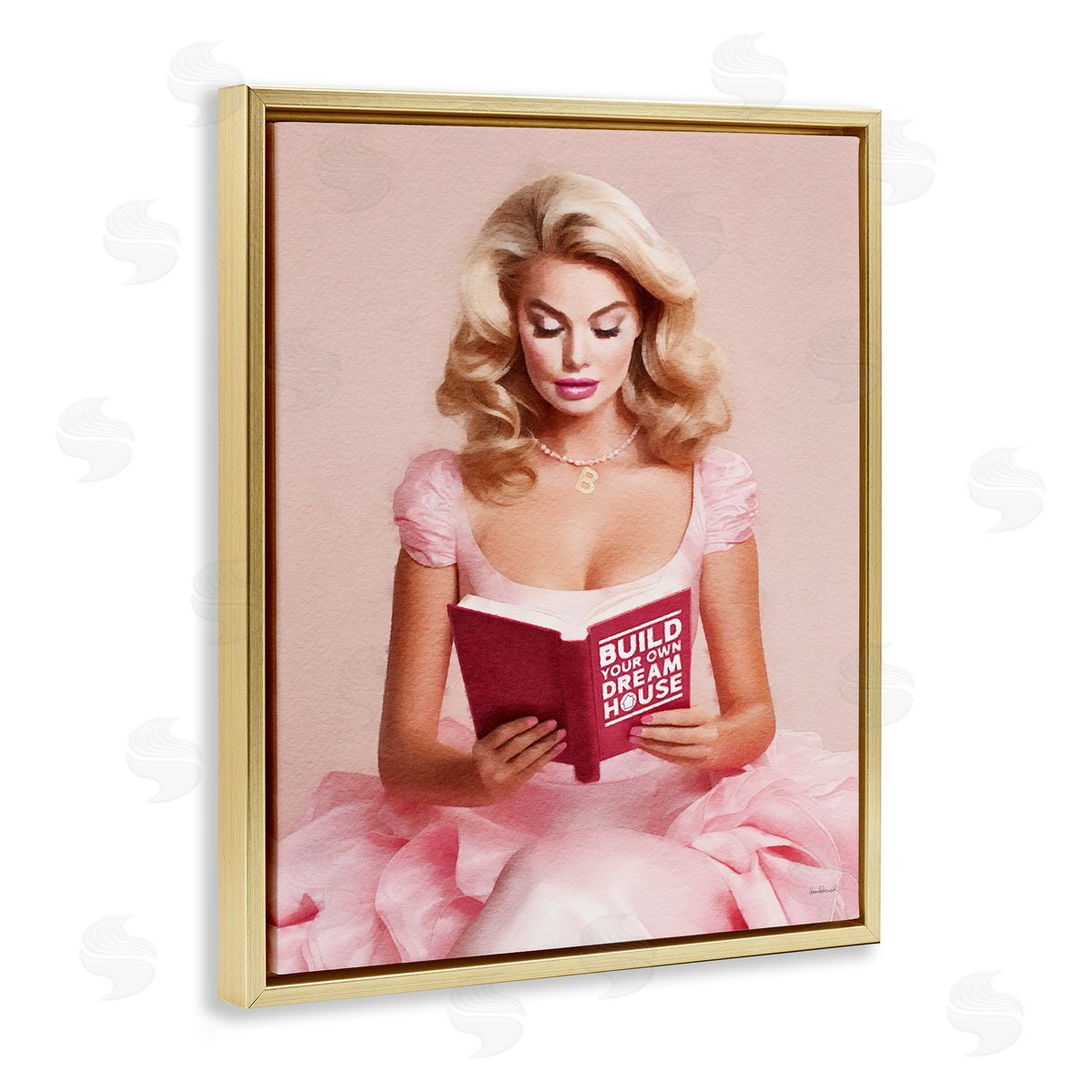 Amanda Greenwood | Girl in Pink Reading