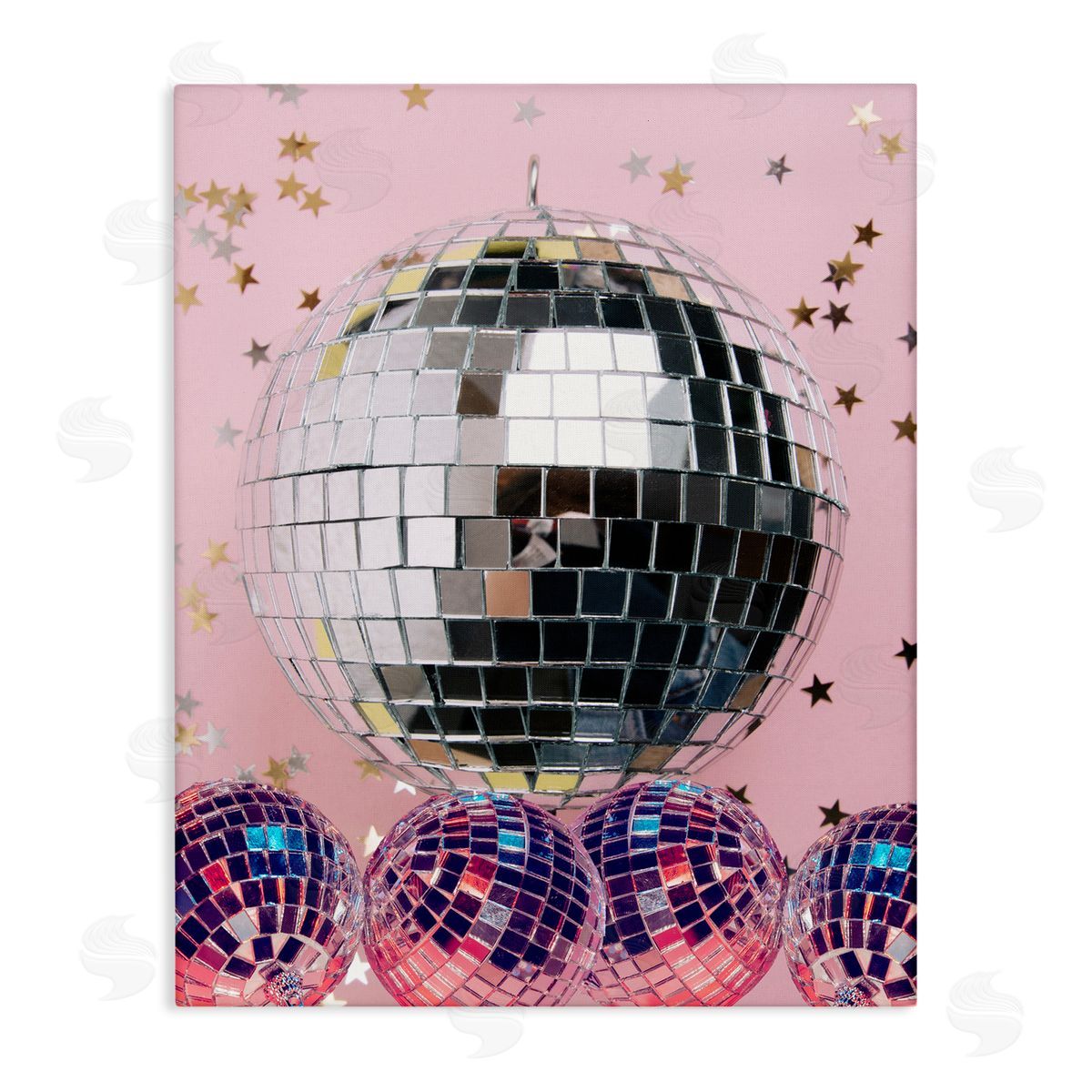 Jesse Keith Gleaming Disco Balls Canvas Wall Art