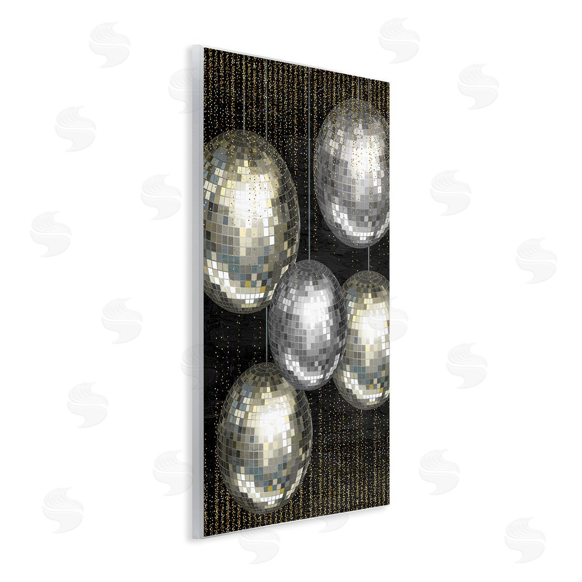 Kim Allen Vintage Disco Balls Wall Plaque Artside_