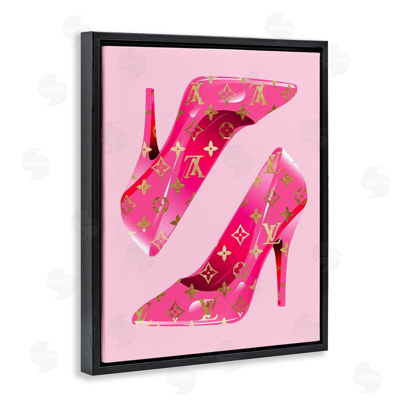 Stupell Studio | Pink Glam Logo Shoes