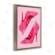 Stupell Studio | Pink Glam Logo Shoes