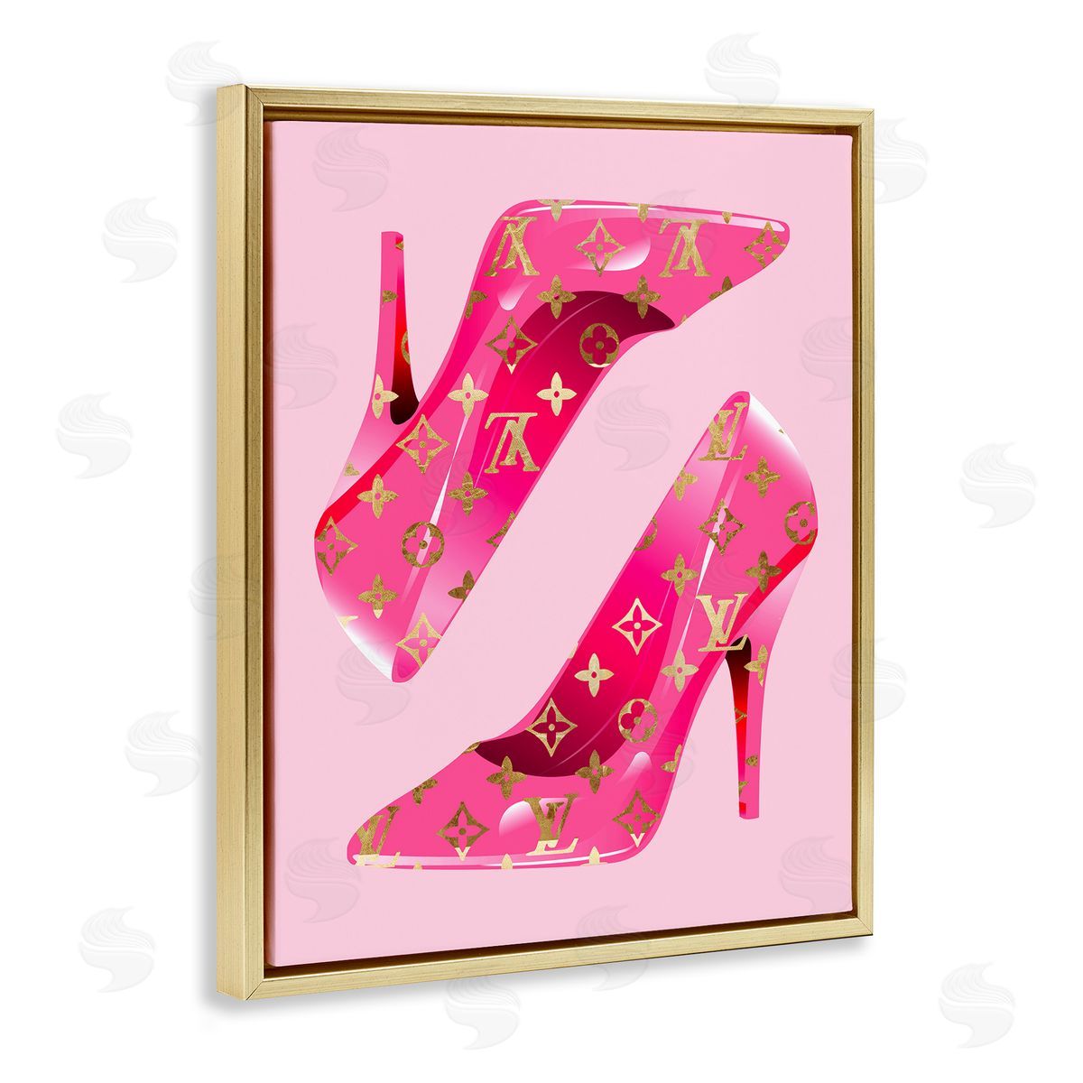 Stupell Studio | Pink Glam Logo Shoes