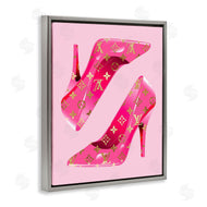 Stupell Studio | Pink Glam Logo Shoes