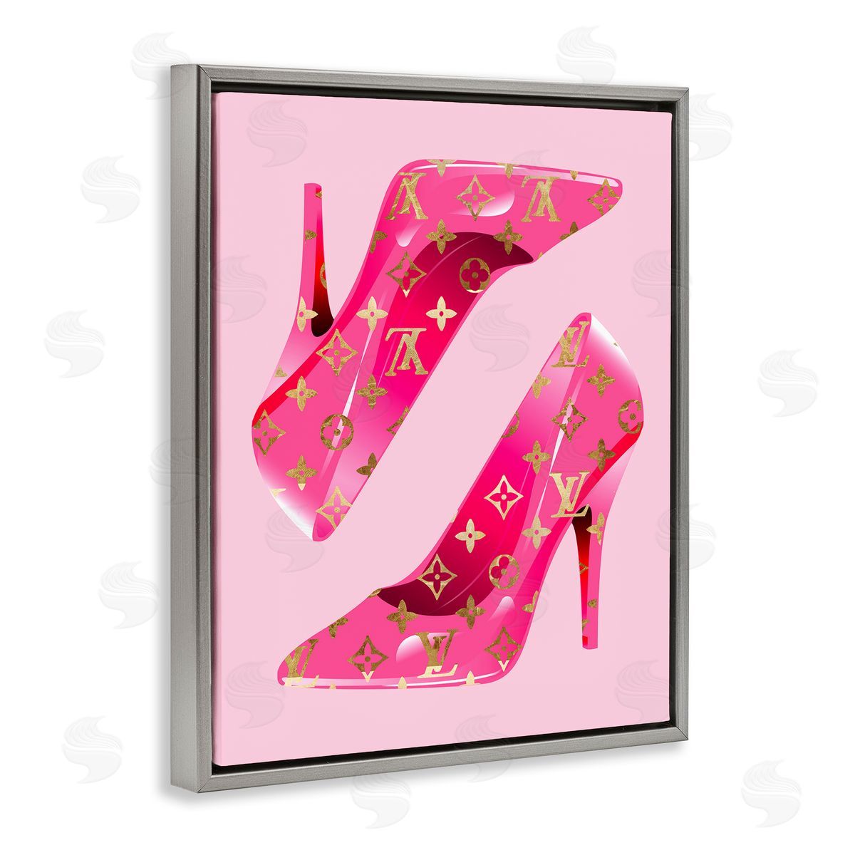 Stupell Studio | Pink Glam Logo Shoes