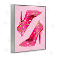 Stupell Studio | Pink Glam Logo Shoes