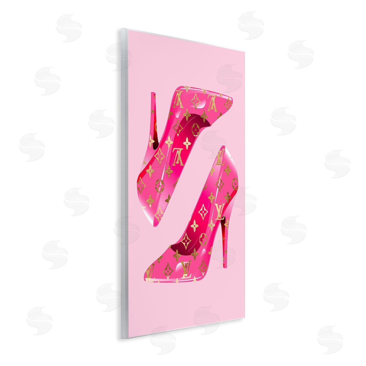 Stupell Studio | Pink Glam Logo Shoes