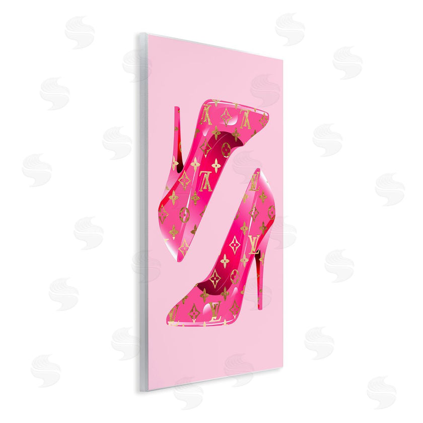 Stupell Studio | Pink Glam Logo Shoes