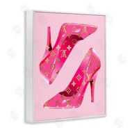 Stupell Studio | Pink Glam Logo Shoes