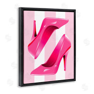 Stupell Studio | Heels on Pink Stripes