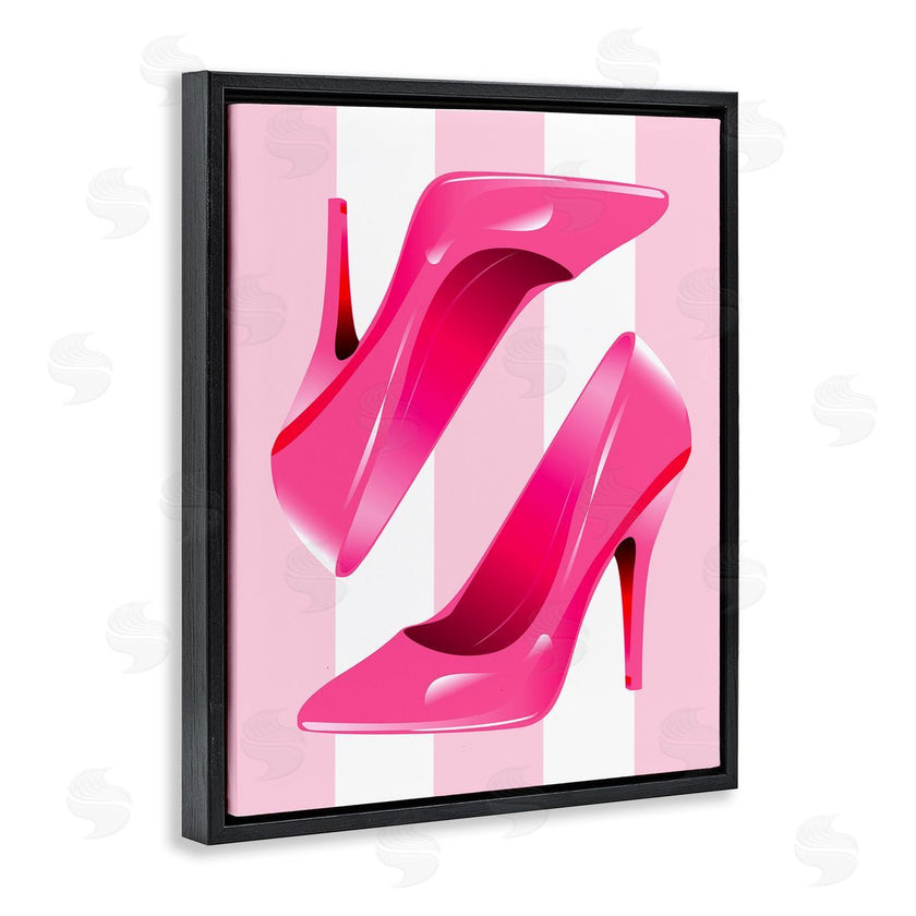 Stupell Studio | Heels on Pink Stripes