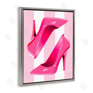 Stupell Studio | Heels on Pink Stripes