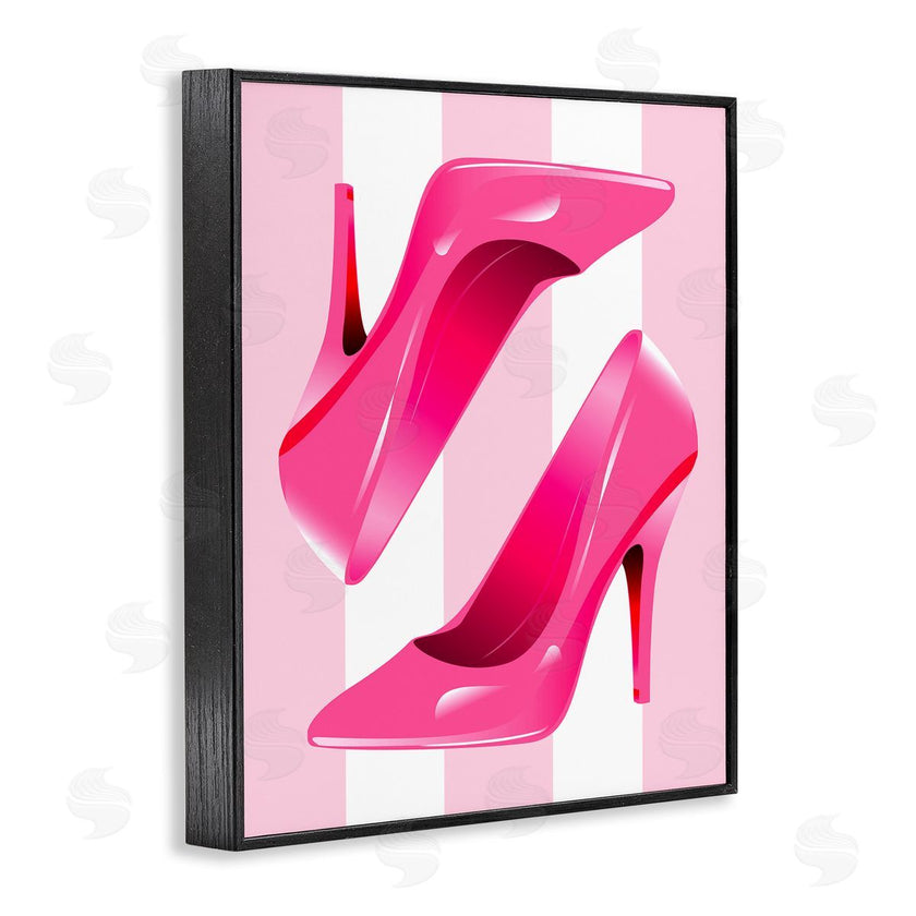 Stupell Studio | Heels on Pink Stripes