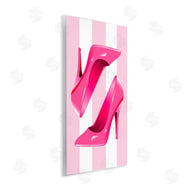 Stupell Studio | Heels on Pink Stripes
