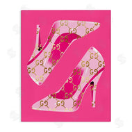 Stupell Studio | Pink Glam Brand Shoes