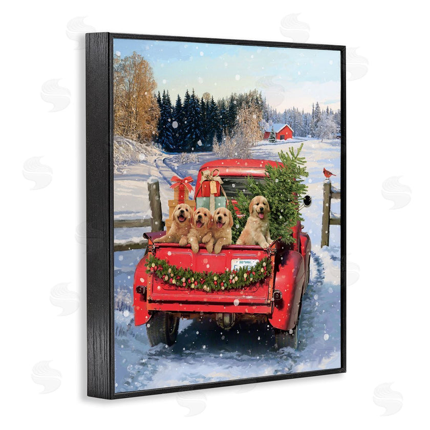Jason Kirk | Puppies in Holiday Truck