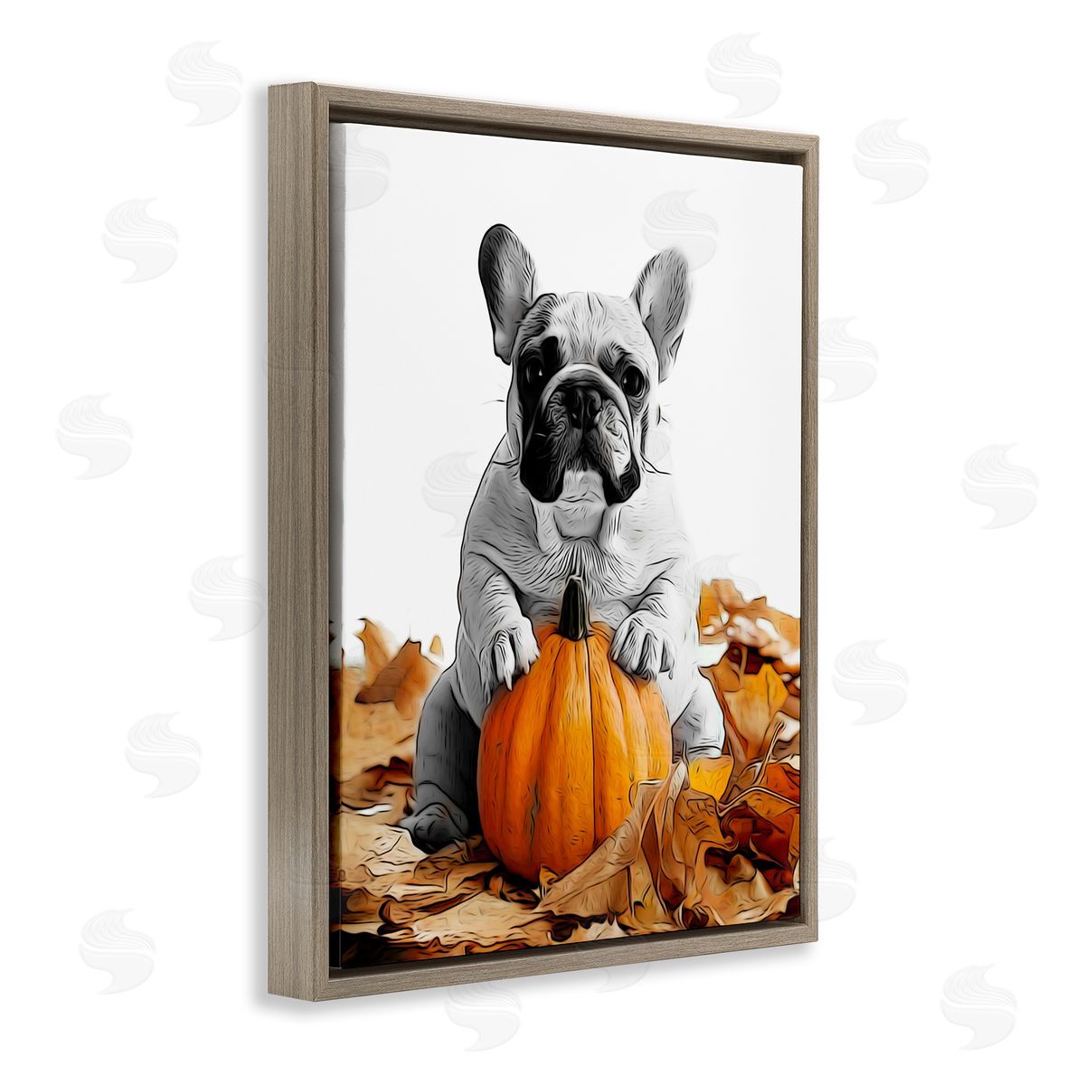 Annalisa Latella | Puppy with Fall Pumpkin