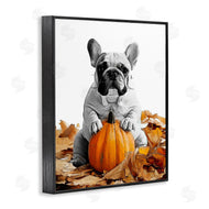 Annalisa Latella | Puppy with Fall Pumpkin