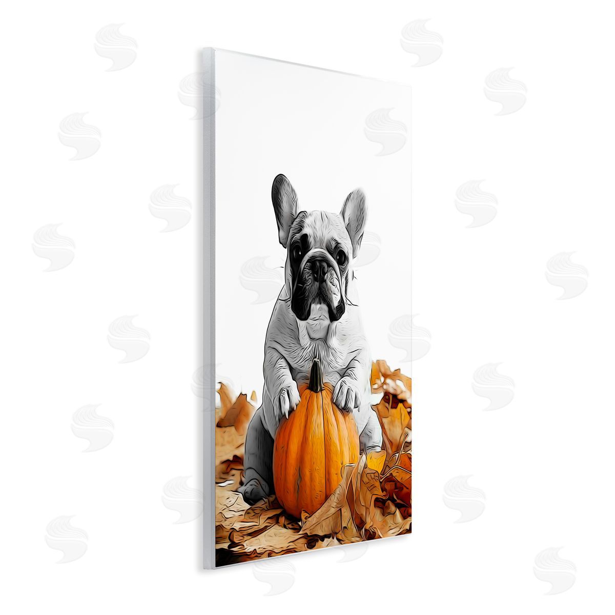 Annalisa Latella | Puppy with Fall Pumpkin