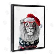 Annalisa Latella | Lion in Christmas Sweater