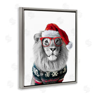 Annalisa Latella | Lion in Christmas Sweater