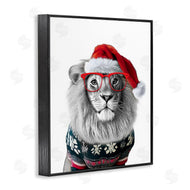 Annalisa Latella | Lion in Christmas Sweater