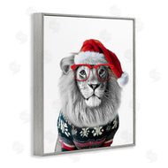 Annalisa Latella | Lion in Christmas Sweater
