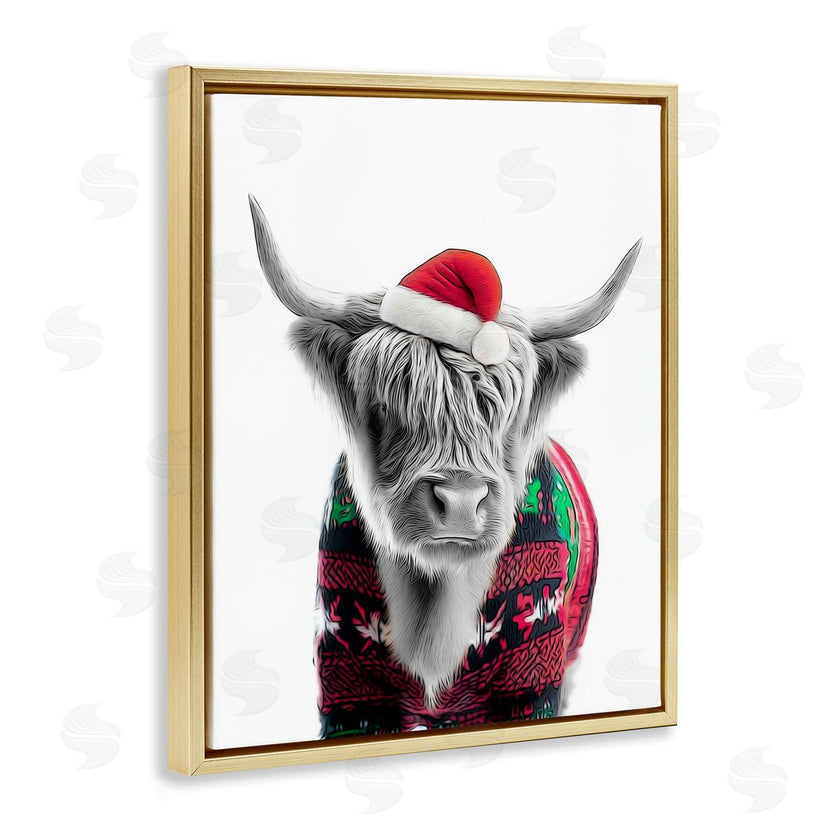 Annalisa Latella | Cow in Christmas Sweater