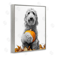 Annalisa Latella | Dog & Autumn Leaves