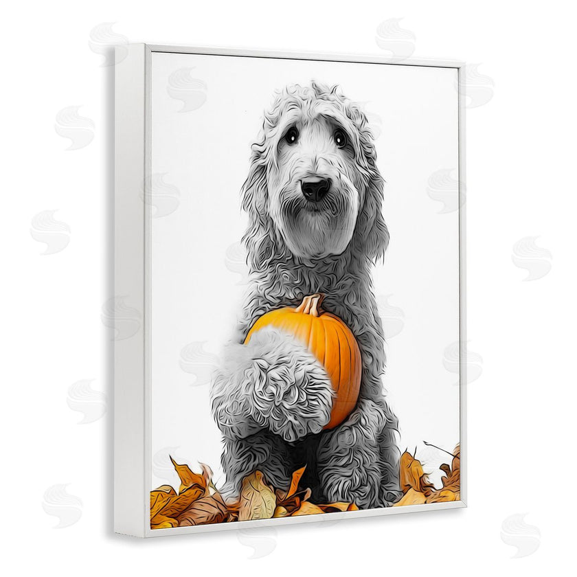 Annalisa Latella | Dog & Autumn Leaves