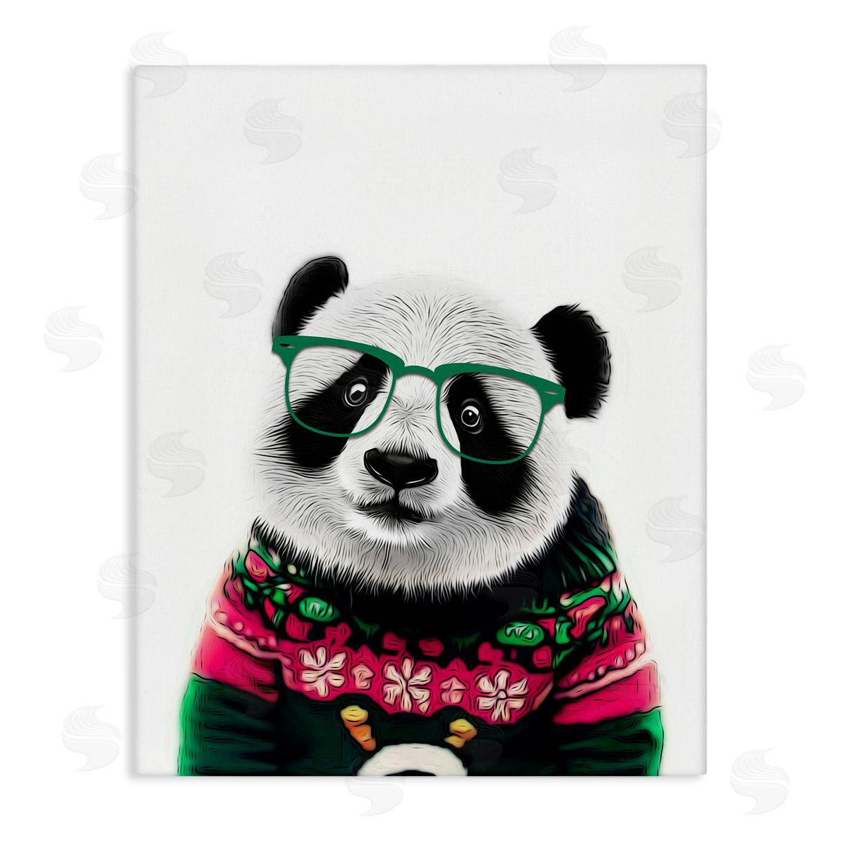 Annalisa Latella | Panda in Holiday Sweater